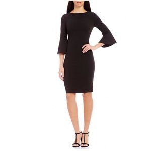 Calvin Klein Bell Sleeve Dress Size 8